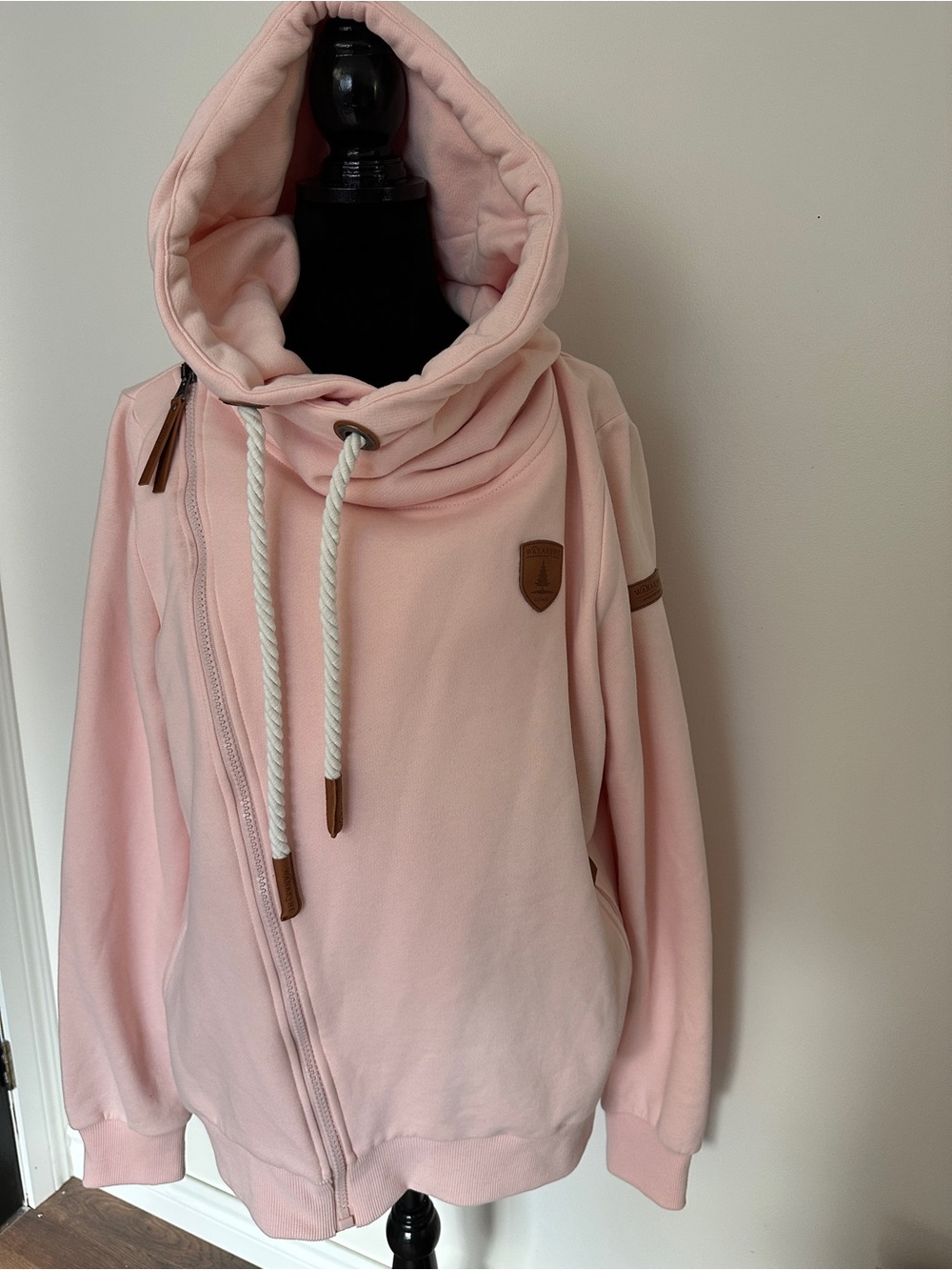 Wanakome Athena Sepia Rose Full-Zip Hoodie